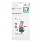 4smarts Charging Station uDock with Mfi certified Lightning cable grey/black 3
