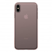 Incase Protective Clear Cover - удароустойчив силиконов (TPU) калъф за iPhone XS Max (прозрачен-розов) 1