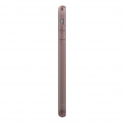 Incase Protective Clear Cover - удароустойчив силиконов (TPU) калъф за iPhone XS Max (прозрачен-розов) 2