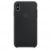 Apple Silicone Case - оригинален силиконов кейс за iPhone XS (черен) 1