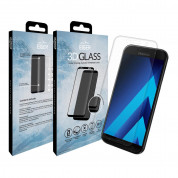 Eiger 3D Glass Edge to Edge Curved Tempered Glass - калено стъклено защитно покритие с извити ръбове за целия дисплея на Samsung Galaxy A3 (2017) (прозрачен) 2