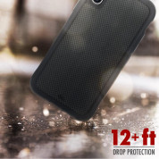 CaseMate Carbon Fibre Case - удароустойчив хибриден кейс за iPhone XS Max (черен) 4