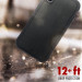 CaseMate Carbon Fibre Case - удароустойчив хибриден кейс за iPhone XS Max (черен) 5