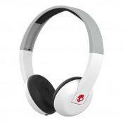 Skullcandy Uproar Wireless Headphones - дизайнерски безжични слушалки с микрофон за смартфони (сив-бял)