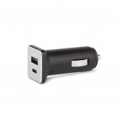 Moshi USB-C Car Charger - зарядно за кола с USB и USB-C порт (черен)