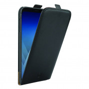 Redneck Prima Flip - вертикален кожен калъф за Samsung Galaxy A8 (2018) (черен) 1