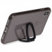 Torrii Glassy Case - силиконов (TPU) калъф със стъклен гръб за iPhone XS Max (черен) 2