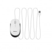 Macally DYNAMOUSE USB Optical Mouse - USB оптична мишка за PC и Mac (бял) 4