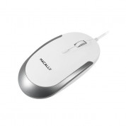 Macally DYNAMOUSE USB Optical Mouse - USB оптична мишка за PC и Mac (бял) 1