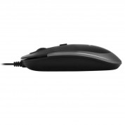 Macally DYNAMOUSE USB Optical Mouse - USB оптична мишка за PC и Mac (черен-сив) 4