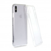 Torrii Glassy Case - силиконов (TPU) калъф със стъклен гръб за iPhone XS, iPhone X (прозрачен)