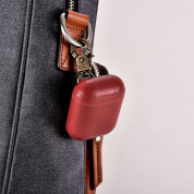 Prodigee Leather case Jack - кожен кейс (естествена кожа) за Apple Airpods (червен) 2