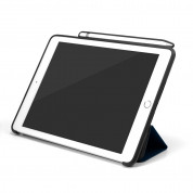 Prodigee Expert Case - кожен калъф, тип папка и поставка за  iPad 6 (2018), iPad 5 (2017) (син) 1