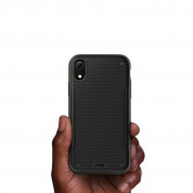 Verus High Pro Shield Case - висок клас хибриден удароустойчив кейс за iPhone XR (черен) 2