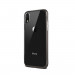Verus Crystal Bumper Case - хибриден удароустойчив кейс за iPhone XR (черен-прозрачен) 1