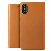 Verus Genuine Leather Diary Case for iPhone XS Max (brown) 2