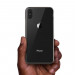 Verus Crystal Bumper Case - хибриден удароустойчив кейс за iPhone XS Max (черен-прозрачен) 4