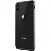 Verus Crystal Bumper Case - хибриден удароустойчив кейс за iPhone XS Max (черен-прозрачен) 1