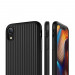 Verus Single Fit Label Case - хибриден удароустойчив кейс за iPhone XR (черен) 4