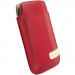 Krusell GAIA кожен калъф за iPhone и мобилни телефони (червен)  1