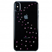 Bling My Thing Milky Way Rose Sparkles Swarovski - поликарбонатов кейс с кристали Сваровски за iPhone XS Max (прозрачен)