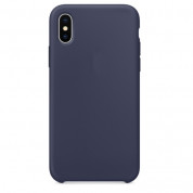 SDesign Silicone Original Case - качествен силиконов кейс за iPhone XS Max (син)