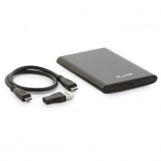LMP USB-C HDD/SSD Aluminum Enclosure - външна кутия с USB-C за 2.5 инчови HDD/SSD дискове (черен) 2