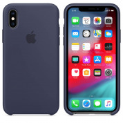 Apple Silicone Case for iPhone XS (midnight blue) 3