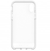 Tech21 Evo Check Case - хибриден кейс с висока защита за iPhone XS, iPhone X (бял-прозрачен) 2
