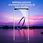 Baseus (0.3 mm) Curved Screen Tempered Glass - калено стъклено защитно покритие за дисплея на Samsung Galaxy Note 9 (черен-прозрачен) 2