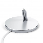 Satechi Aluminum Lightning Charging Stand - алуминиева повдигаща поставка за iPhone с Lightning порт (сребрист) 2