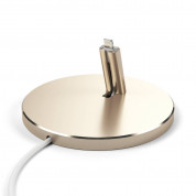 Satechi Aluminum Lightning Charging Stand - алуминиева повдигаща поставка за iPhone с Lightning порт (златист) 2