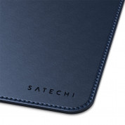 Satechi Eco-Leather Mouse Pad - дизайнерски кожен пад за мишка (тъмносин) 1