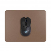 Satechi Eco-Leather Mouse Pad - дизайнерски кожен пад за мишка (кафяв) 4