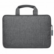 Satechi Fabric Carrying Case 15 - елегантна чанта за MacBook Pro 15 и лаптопи до 15 инча (тъмносив) 3