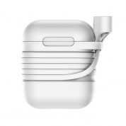 Baseus Airpods Silicone Case - силиконов калъф за Apple Airpods (бял) 1