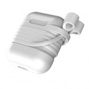 Baseus Airpods Silicone Case - силиконов калъф за Apple Airpods (бял) 4