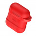 Baseus Airpods Silicone Case - силиконов калъф за Apple Airpods (червен) 6