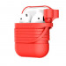 Baseus Airpods Silicone Case - силиконов калъф за Apple Airpods (червен) 3