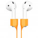 Baseus AirPods Strap - тънко силиконово въженце за безжични слушалки Apple AirPods (оранжев) 3
