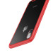 Baseus See-through Glass - силиконов (TPU) калъф със стъклен гръб за iPhone X (червен) 4
