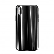 Baseus Glass Sparkling Case For iPhone X (black)
