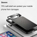 Baseus Knight Case- силиконов (TPU) калъф за iPhone X (черен) 5