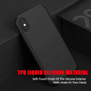 Baseus Original LSR Case - силиконов (TPU) калъф за iPhone X (черен) 5