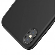 Baseus Original LSR Case - силиконов (TPU) калъф за iPhone X (черен) 1