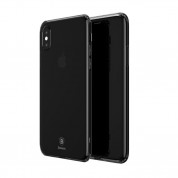 Baseus Simple Case - силиконов (TPU) калъф за iPhone XS (черен) 1