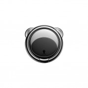 Baseus Bear Ring Holder - поставка и аксесоар против изпускане на вашия смартфон (черен)