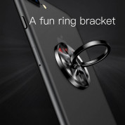 Baseus Wheel Ring Holder - поставка и аксесоар против изпускане на вашия смартфон (черен) 10