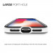 Patchworks Level Silhouette - удароустойчив хибриден бъмпер за iPhone XS, iPhone X (черен-бял)  6