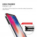Patchworks Level Silhouette - удароустойчив хибриден бъмпер за iPhone XS, iPhone X (черен-бял)  5
